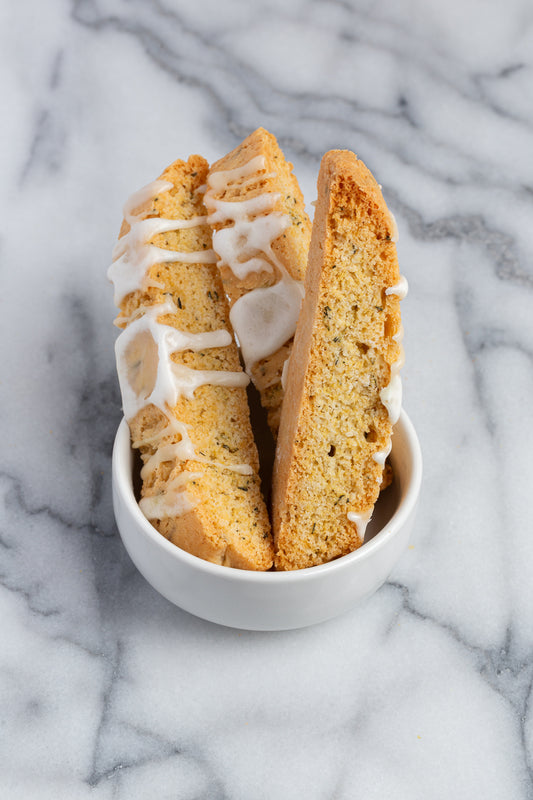 Limoncello Thyme Biscotti